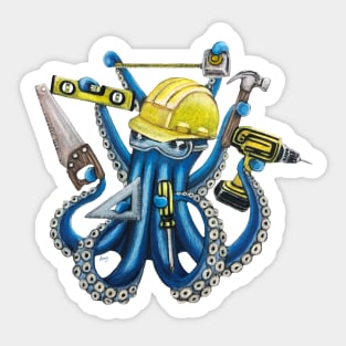 "OctoBuilder" - OctoKick collection Sticker